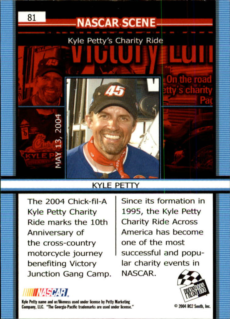 2005 Press Pass #81 Richard Petty NS back image