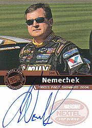 2006 Press Pass Signings #41 Joe Nemechek NC P/S