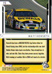 2006 Press Pass Stealth #15 Matt  Kenseth back image