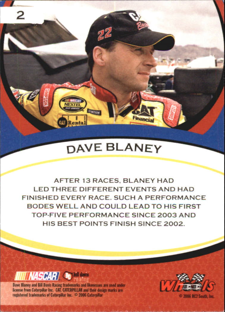 2006 Wheels American Thunder #2 Dave Blaney back image