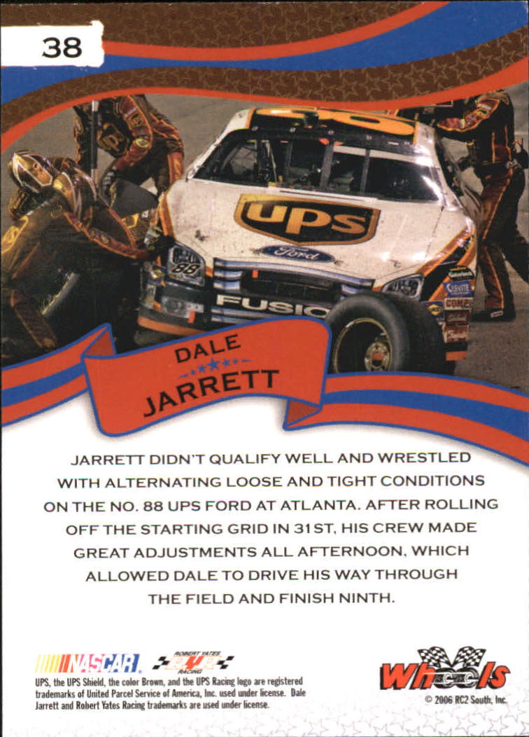 2006 Wheels American Thunder #38 Kyle Busch DT back image