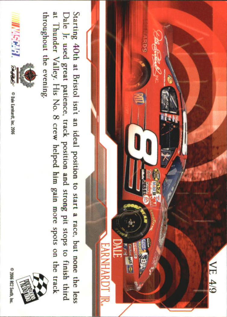 2007 Press Pass Velocity #V4 Dale Earnhardt Jr. back image