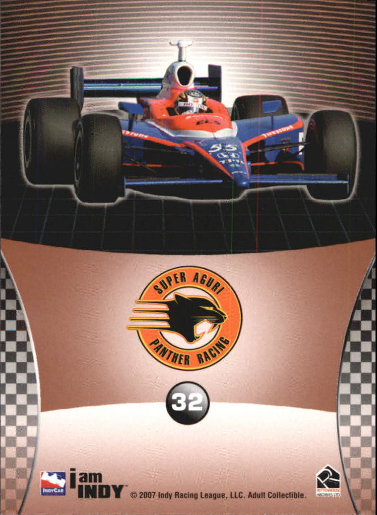 2007 Rittenhouse IRL #32 Kosuke Matsuura's Car back image