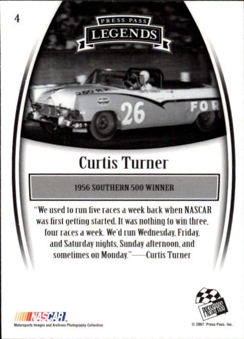 2007 Press Pass Legends Racing Card Pick (Base) - Picture 5 of 87