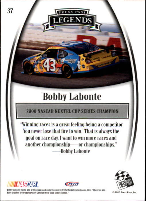 2007 Press Pass Legends Racing Card Pick (Base) - Picture 43 of 87