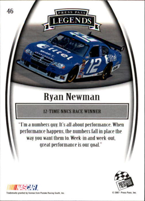 2007 Press Pass Legends Racing Card Pick (Base) - Picture 57 of 87