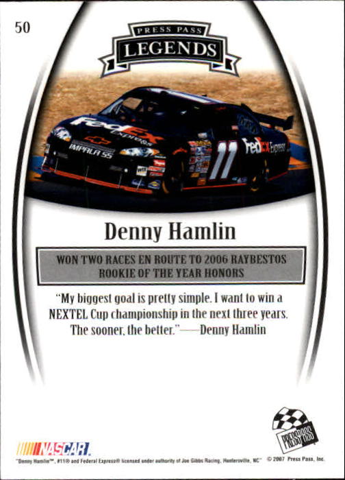 2007 Press Pass Legends Racing Card Pick (Base) - Picture 65 of 87