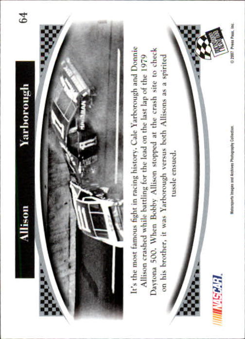 2007 Press Pass Legends Racing Card Pick (Base) - Picture 77 of 87