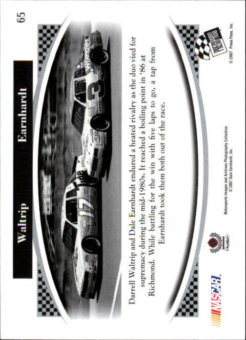 2007 Press Pass Legends Racing Card Pick (Base) - Picture 79 of 87