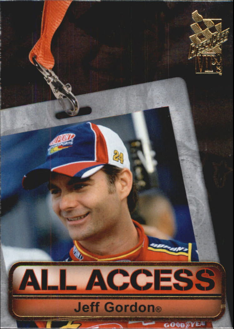 2008 VIP All Access #AA6 Jeff Gordon