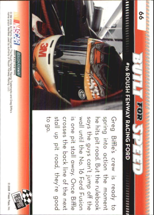 B2486- 2009 Press Pass Racing Card #s 1-218 -You Pick- 15+ FREE US SHIP - Picture 111 of 397