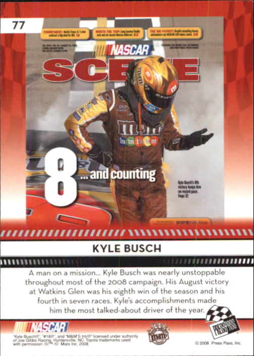 B2486- 2009 Press Pass Racing Card #s 1-218 -You Pick- 15+ FREE US SHIP - Picture 131 of 397