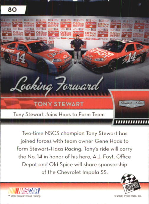 B2486- 2009 Press Pass Racing Card #s 1-218 -You Pick- 15+ FREE US SHIP - Picture 137 of 397
