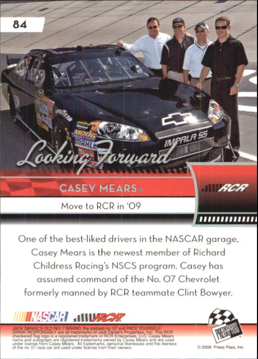 B2486- 2009 Press Pass Racing Card #s 1-218 -You Pick- 15+ FREE US SHIP - Picture 141 of 397
