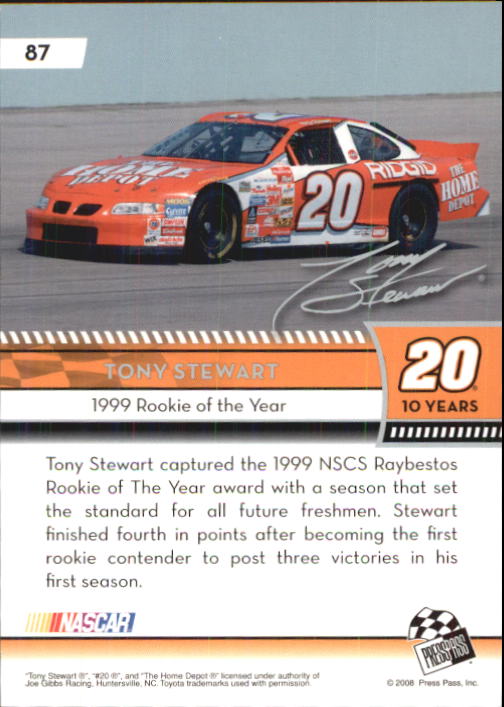 B2486- 2009 Press Pass Racing Card #s 1-218 -You Pick- 15+ FREE US SHIP - Picture 147 of 397