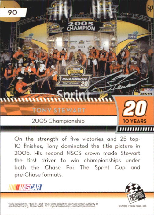 B2486- 2009 Press Pass Racing Card #s 1-218 -You Pick- 15+ FREE US SHIP - Picture 153 of 397