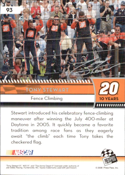 B2486- 2009 Press Pass Racing Card #s 1-218 -You Pick- 15+ FREE US SHIP - Picture 159 of 397