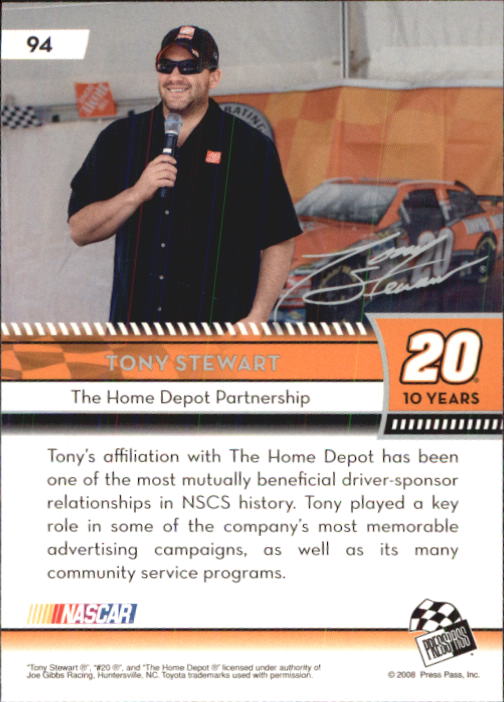 B2486- 2009 Press Pass Racing Card #s 1-218 -You Pick- 15+ FREE US SHIP - Picture 161 of 397