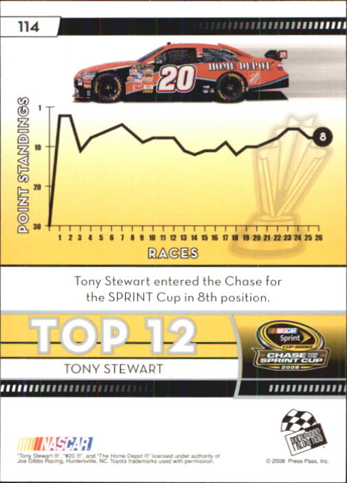 B2486- 2009 Press Pass Racing Card #s 1-218 -You Pick- 15+ FREE US SHIP - Picture 199 of 397