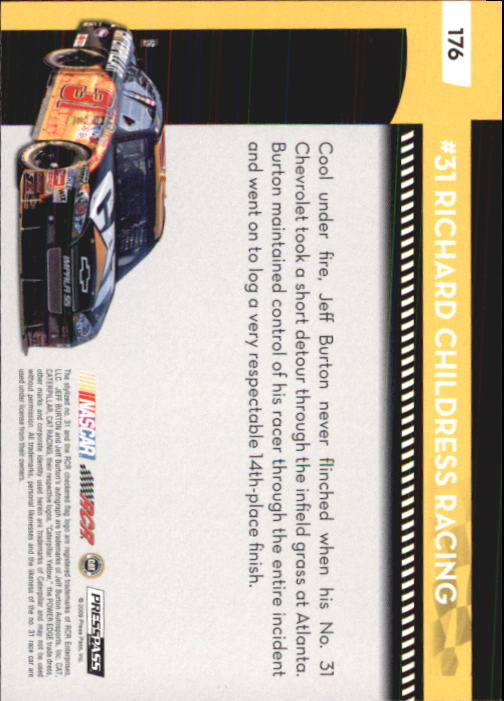 B2486- 2009 Press Pass Racing Card #s 1-218 -You Pick- 15+ FREE US SHIP - Picture 317 of 397