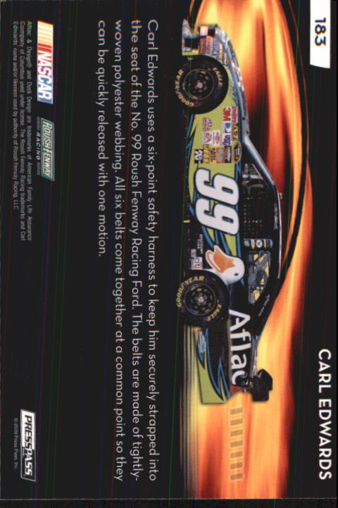 B2486- 2009 Press Pass Racing Card #s 1-218 -You Pick- 15+ FREE US SHIP - Picture 331 of 397