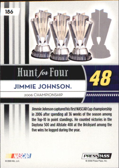 B2486- 2009 Press Pass Racing Card #s 1-218 -You Pick- 15+ FREE US SHIP - Picture 337 of 397