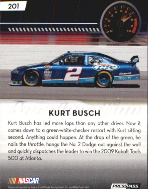 B2486- 2009 Press Pass Racing Card #s 1-218 -You Pick- 15+ FREE US SHIP - Picture 359 of 397
