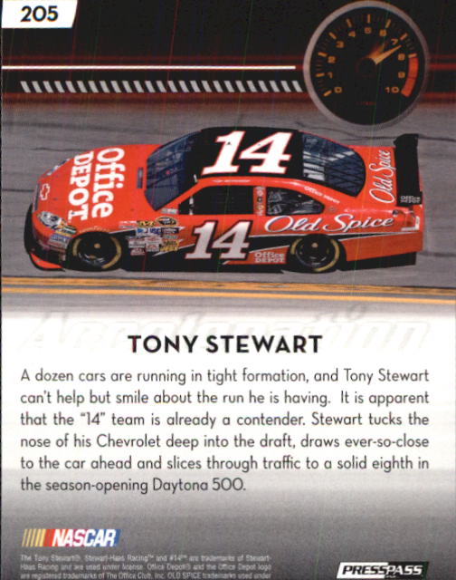 B2486- 2009 Press Pass Racing Card #s 1-218 -You Pick- 15+ FREE US SHIP - Picture 367 of 397