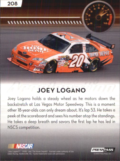 B2486- 2009 Press Pass Racing Card #s 1-218 -You Pick- 15+ FREE US SHIP - Picture 373 of 397