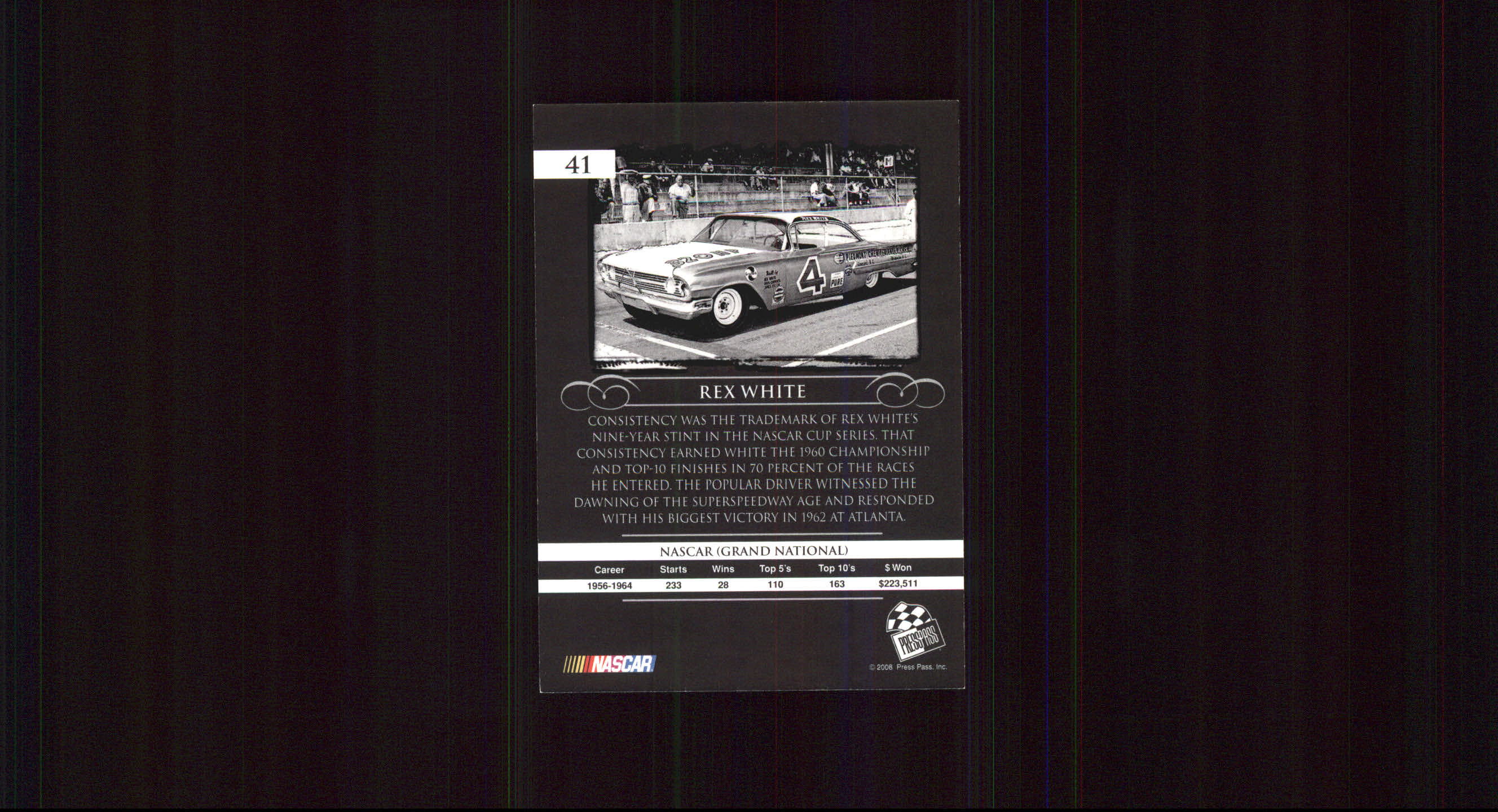 A9999- 2008 Presse Pass Legenden Blau Rennen Karten -du Pick- 15 + Free US - Bild 37 von 63