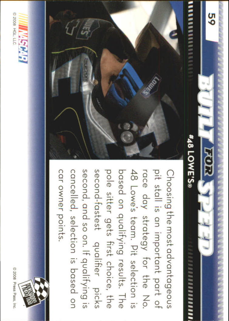 B2486- 2009 Presse Pass Blau Rennen Karte #S 1-220 -du Pick- 15 + Free US Schiff - Bild 119 von 439
