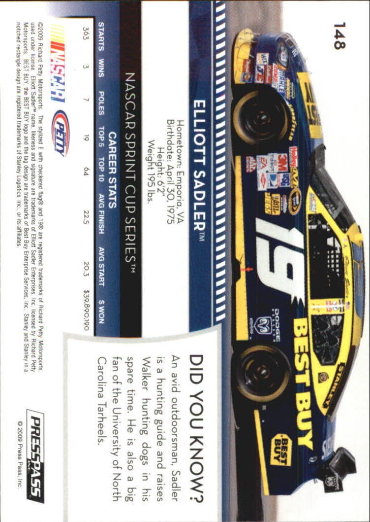 B2486- 2009 Presse Pass Blau Rennen Karte #S 1-220 -du Pick- 15 + Free US Schiff - Bild 297 von 439