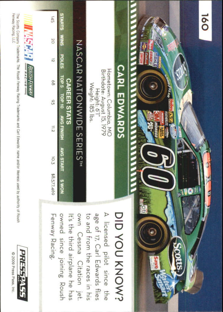 B2486- 2009 Presse Pass Blau Rennen Karte #S 1-220 -du Pick- 15 + Free US Schiff - Bild 321 von 439