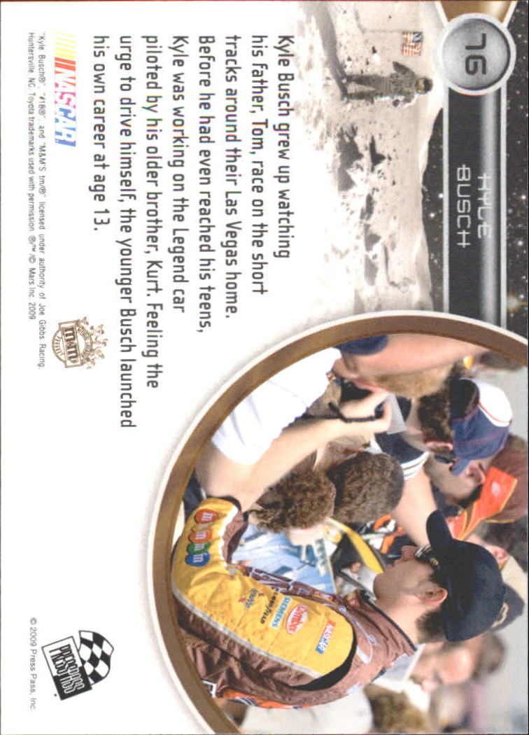 2009 Press Pass Eclipse #76 Kyle Busch P back image