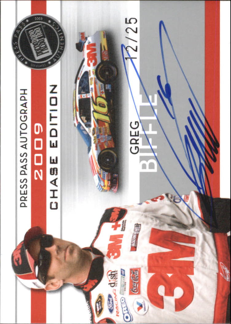 2009 Press Pass Autographs Chase Edition #GB Greg Biffle