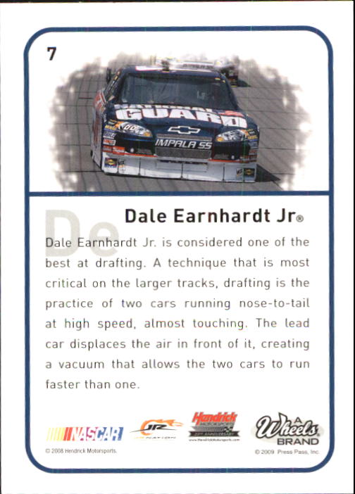 2009 Element #7 Dale Earnhardt Jr. back image