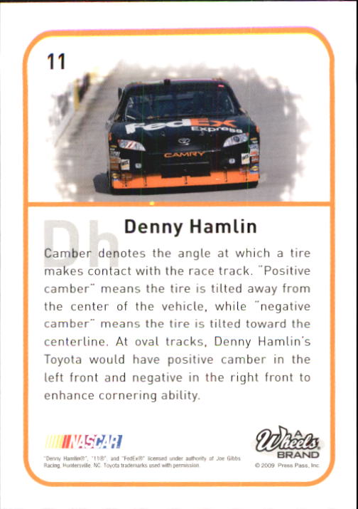 2009 Element #11 Denny Hamlin back image