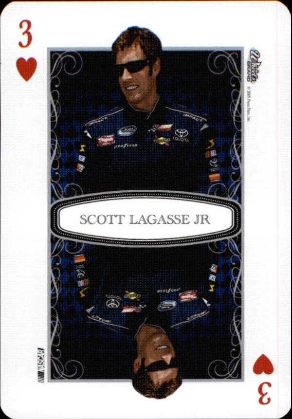 2009 Wheels Main Event Playing Cards Red #3H Scott Lagasse Jr.