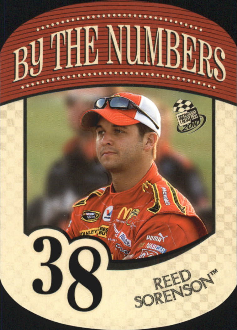 2010 Press Pass By The Numbers #BN38 Reed Sorenson