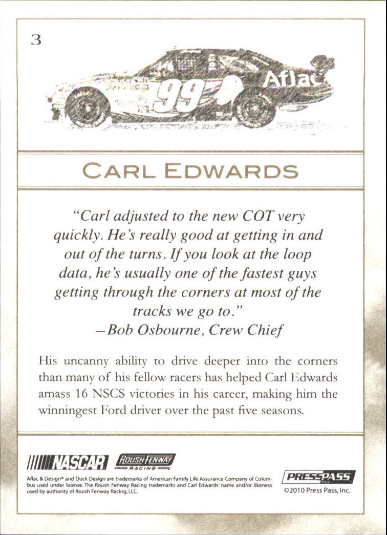 A9839- 2010 Press Pass Eclipse Gold Racing #s 1-90 -You Pick- 15+ FREE US SHIP - Picture 7 of 75
