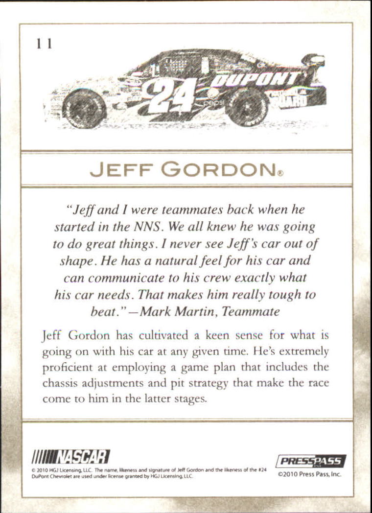 A9839- 2010 Press Pass Eclipse Gold Racing #s 1-90 -You Pick- 15+ FREE US SHIP - Picture 17 of 75