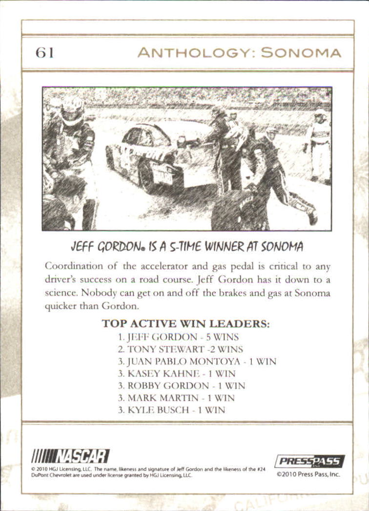 A9839- 2010 Press Pass Eclipse Gold Racing #s 1-90 -You Pick- 15+ FREE US SHIP - Picture 57 of 75