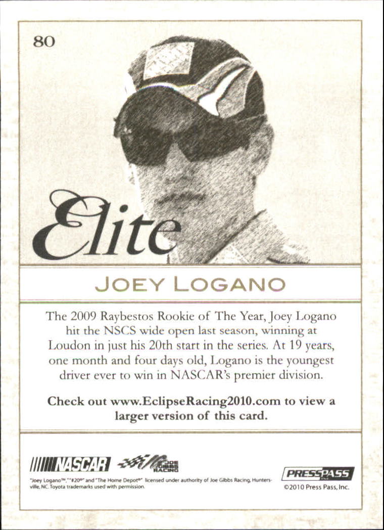 A9839- 2010 Press Pass Eclipse Gold Racing #s 1-90 -You Pick- 15+ FREE US SHIP - Picture 71 of 75