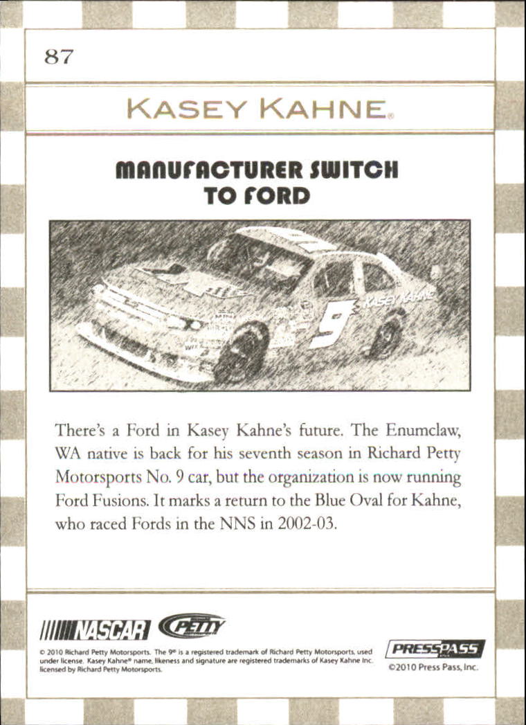 A9839- 2010 Press Pass Eclipse Gold Racing #s 1-90 -You Pick- 15+ FREE US SHIP - Picture 73 of 75