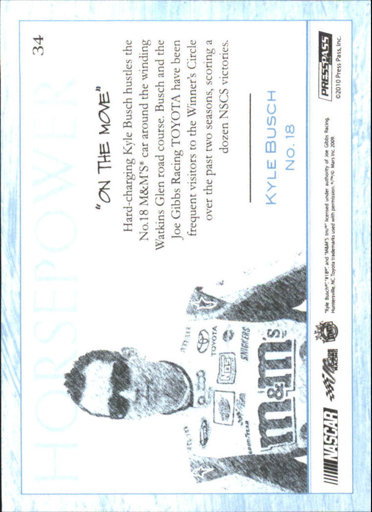 A9839- 2010 Press Pass Eclipse Blue Racing #s 1-90 -You Pick- 15+ FREE US SHIP - Picture 5 of 7