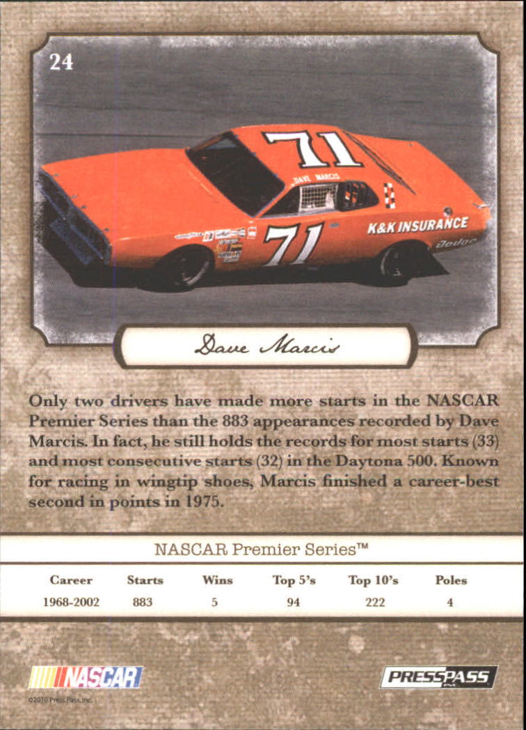B6803- 2010 Press Pass Legends Racing Card #s 1-80-You Pick- 15+ FREE US SHIP - Picture 39 of 127