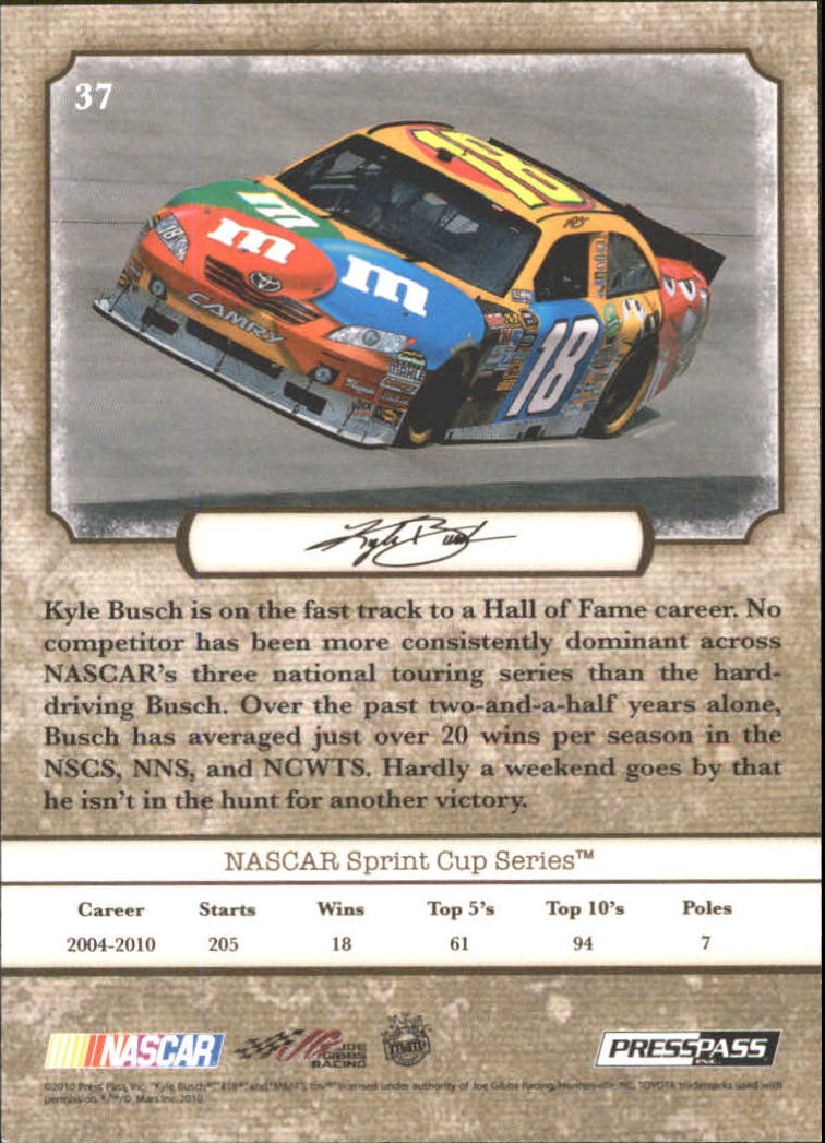 B6803- 2010 Press Pass Legends Racing Card #s 1-80-You Pick- 15+ FREE US SHIP - Picture 57 of 127