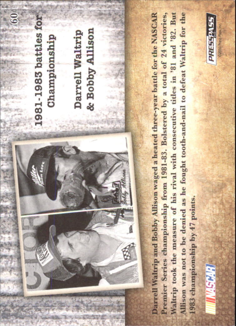 B6803- 2010 Press Pass Legends Racing Card #s 1-80-You Pick- 15+ FREE US SHIP - Picture 87 of 127