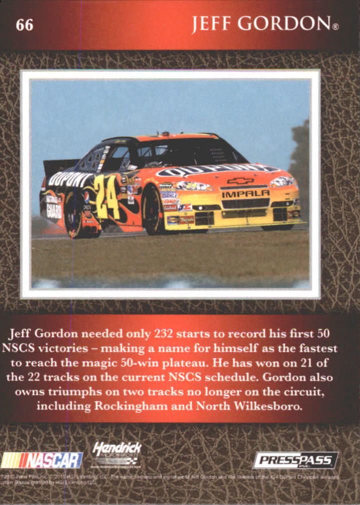 B6803- 2010 Press Pass Legends Racing Card #s 1-80-You Pick- 15+ FREE US SHIP - Picture 99 of 127