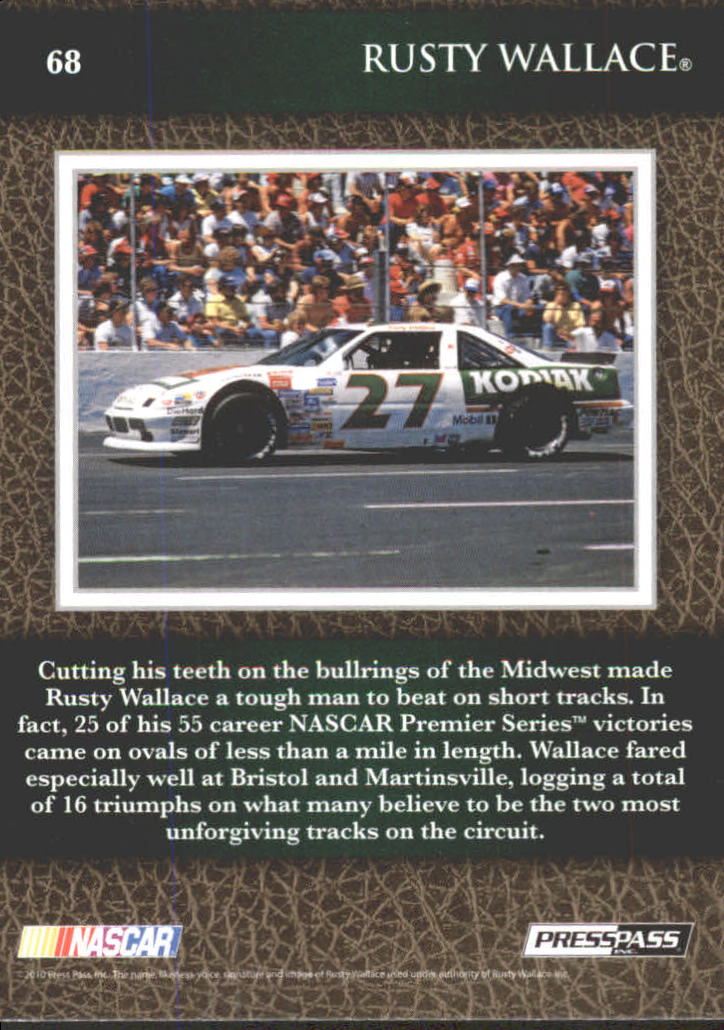 B6803- 2010 Press Pass Legends Racing Card #s 1-80-You Pick- 15+ FREE US SHIP - Picture 103 of 127